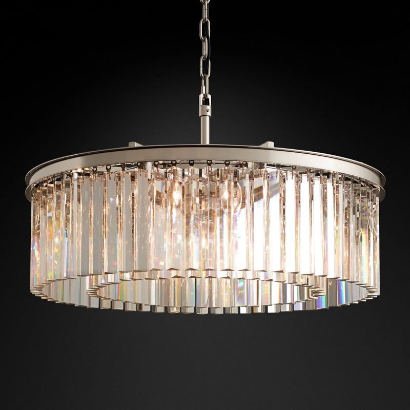 Boise Round Crystal Chandelier