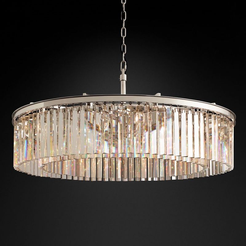 Boise Round Crystal Chandelier