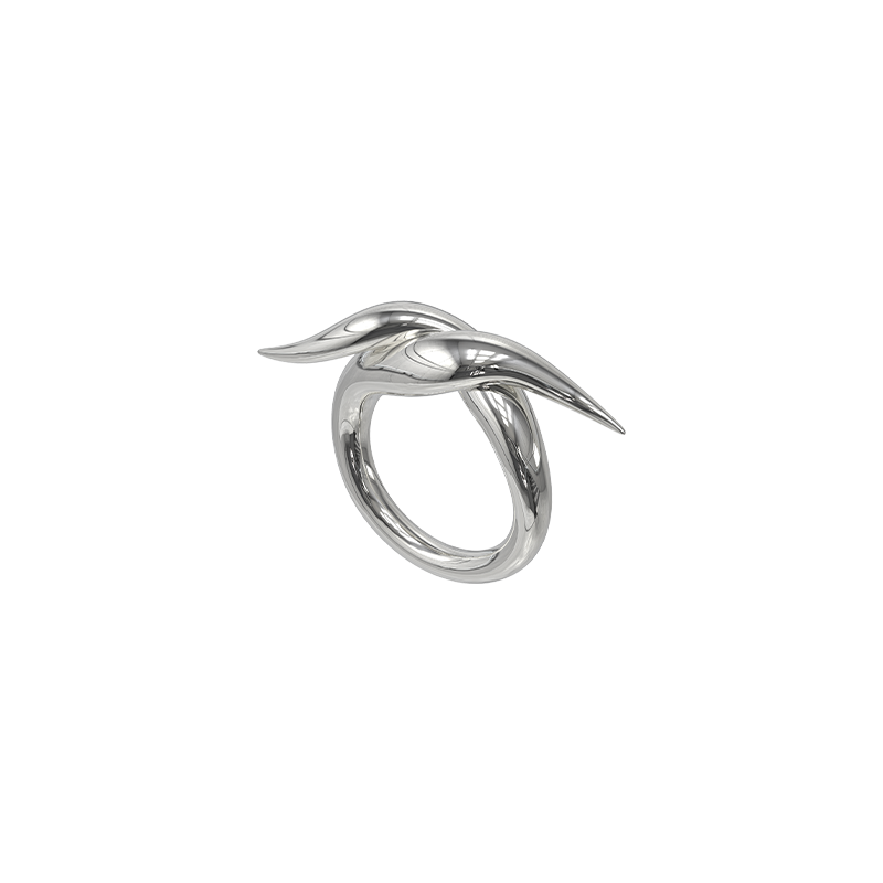 CURVED POISON RING