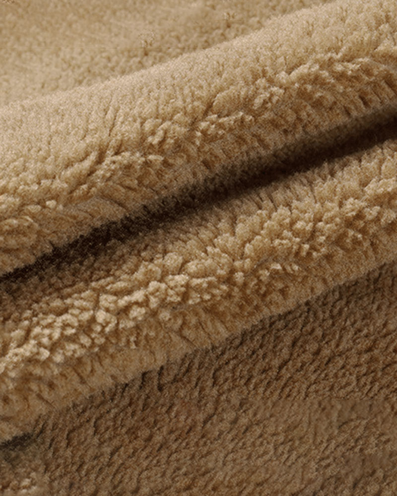 Japanese Koi & Cherry Blossom Art Casual Fleece Jacket