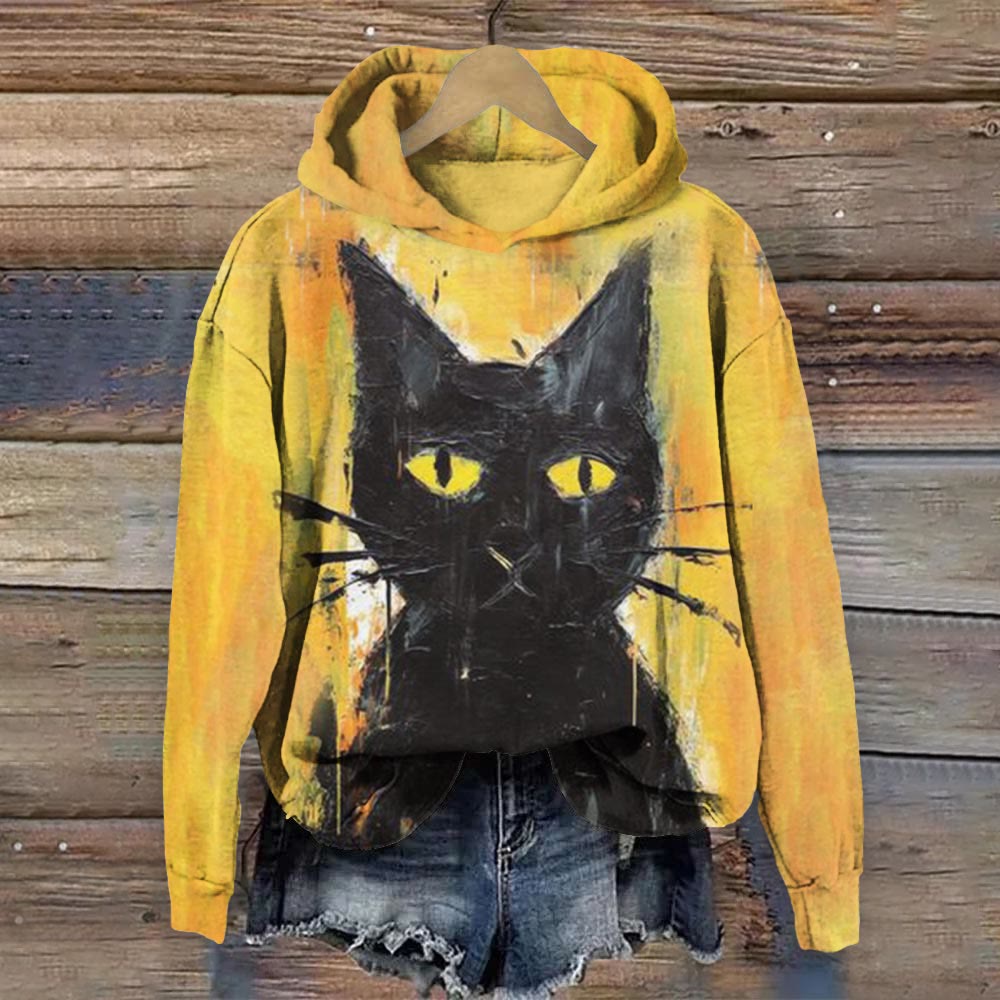 Yellow hot sale eyes hoodie