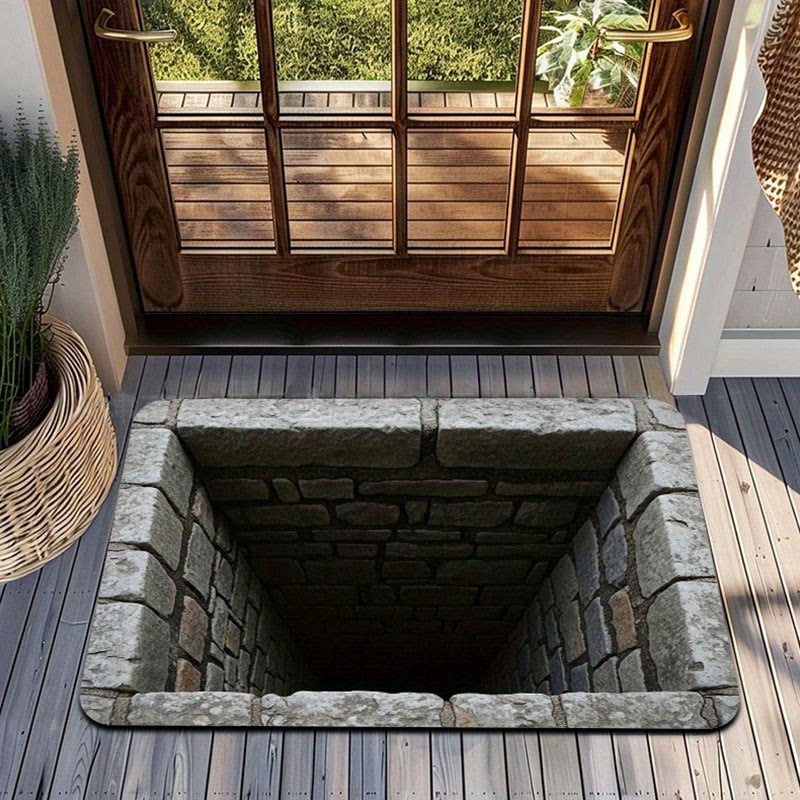 3D Visual Effect, Wear-resistant And Stain-resistant Bath Mat - 3 - 60*90cm - image 3