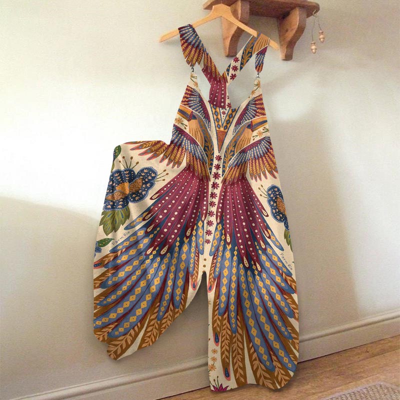 Vacation Toucan Print Jumpsuit