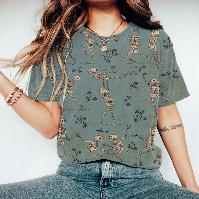 Dashingsoul Women's Casual Short Sleeve Crew Neck T-shirt