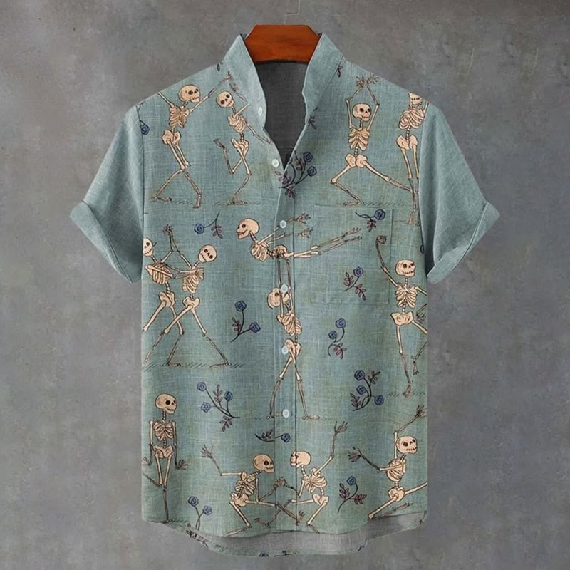 Dashingsoul Men's Printed Casual Shirt