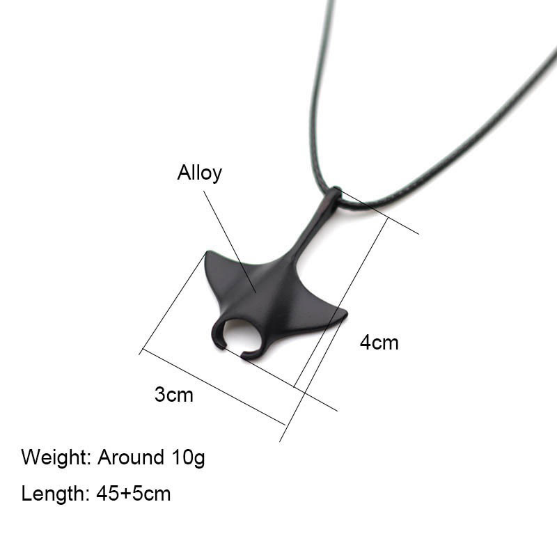 Dashingsoul Diving Enthusiasts Accessories Manta Ray Necklace