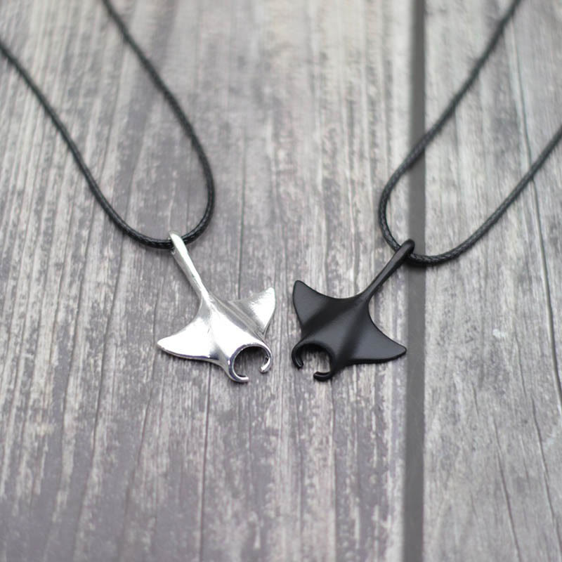 Dashingsoul Diving Enthusiasts Accessories Manta Ray Necklace