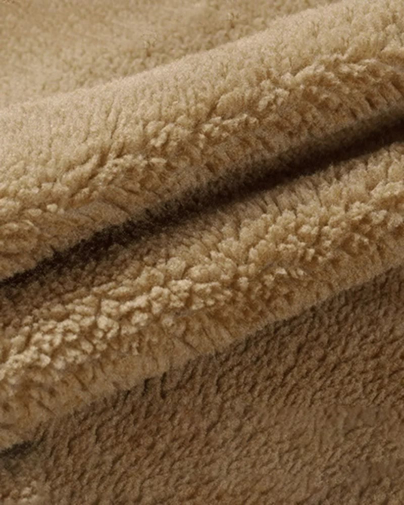 Women's Oil Painting Pink Octopus Art Print Fleece Jacket - image 2