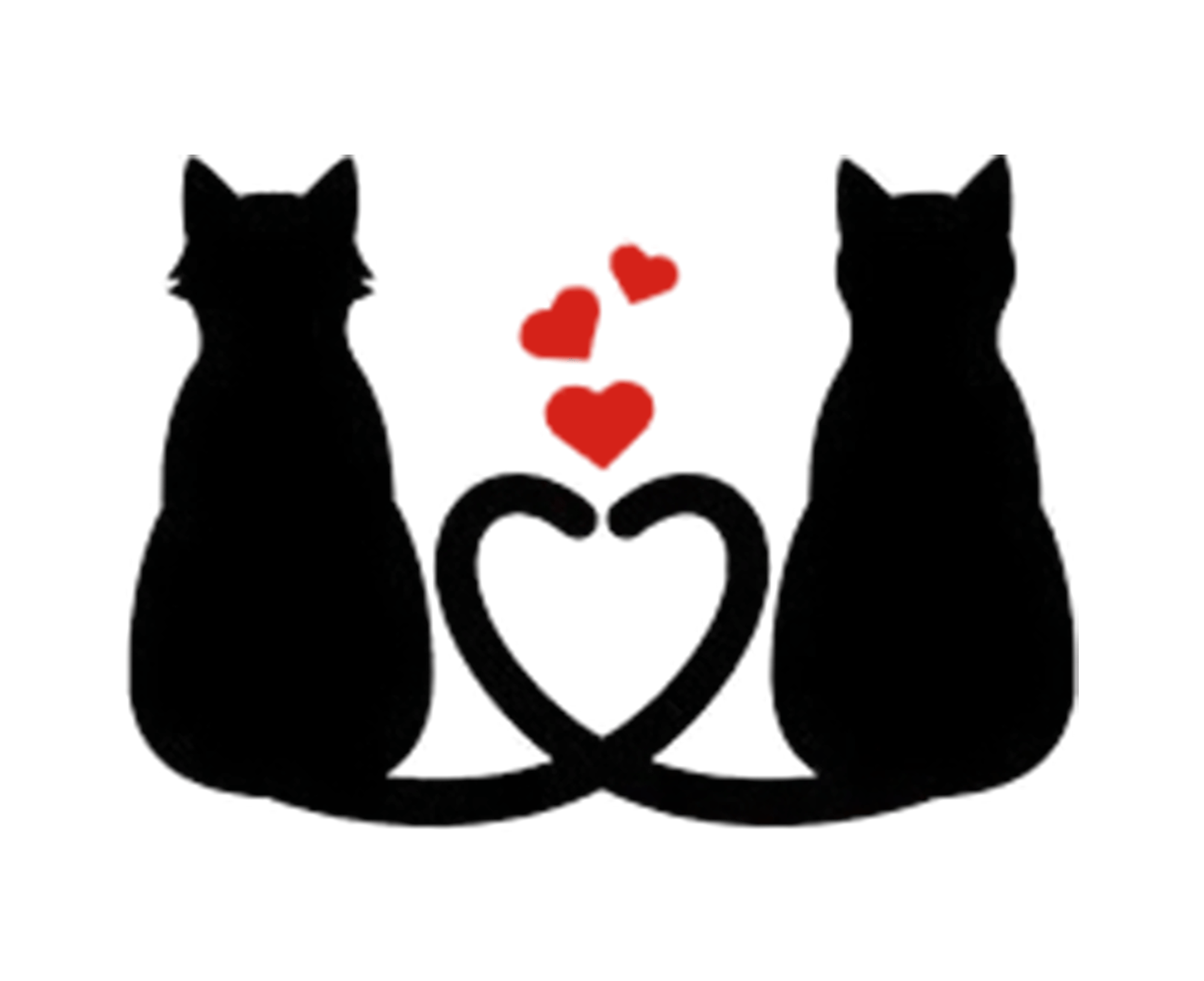 100% Cotton Valentine's Day Cat Hearts Print Crew Neck Sweatshirt - image 6