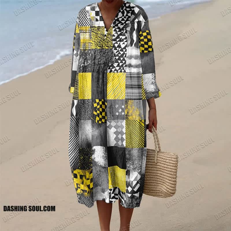 【超目玉枠】 & Striped Geometric Vintage Women's Checked Art Pattern Clothing