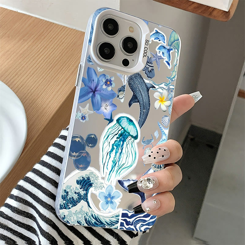 Jellyfish Print Phone Case - Silver - iPhone 16 Pro Max - image 1