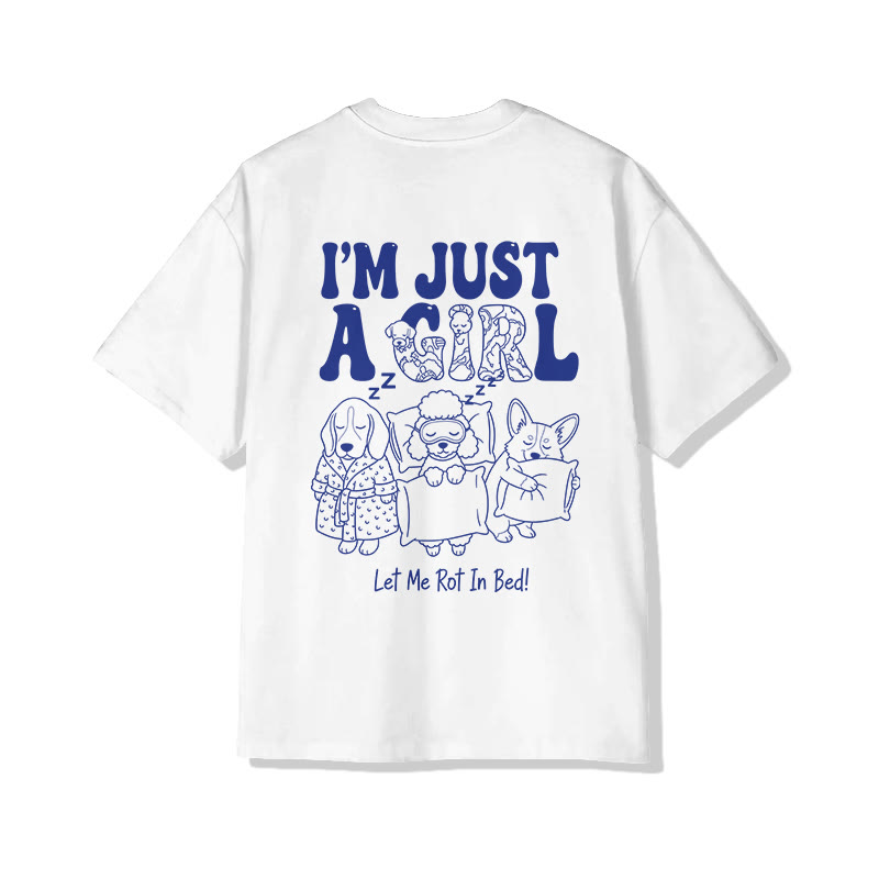  Let Me Rot In BedPrint Short Sleeved Crew Neck T-Shirt - image 1