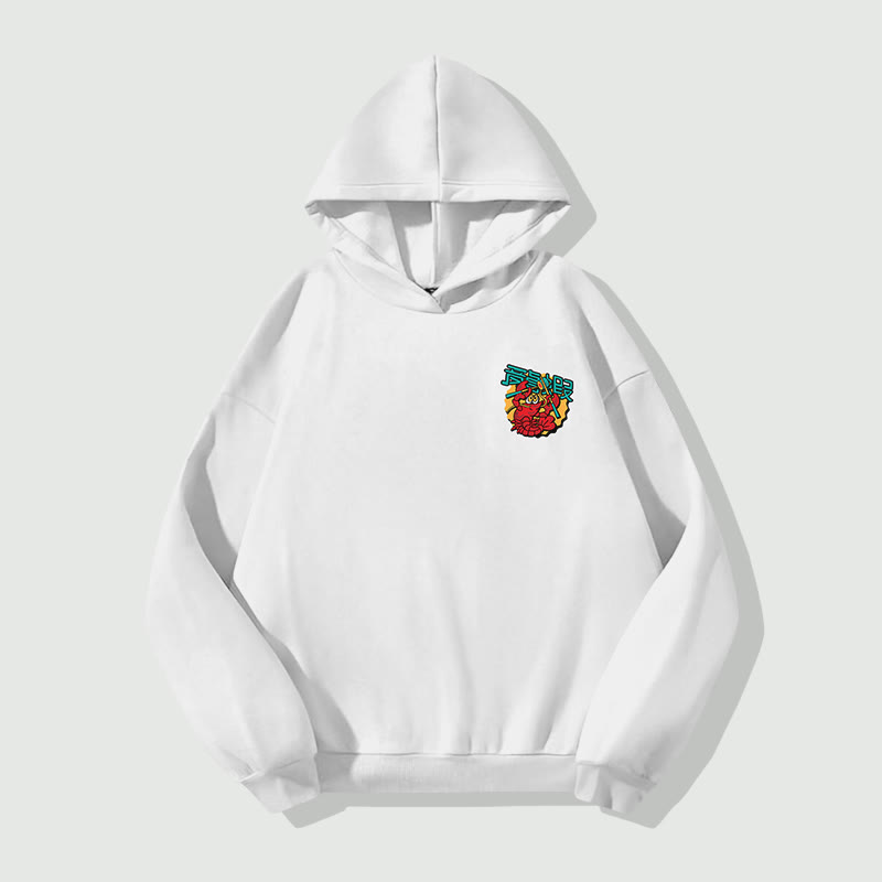 Unisex  Japanese Lobster King Print Long Sleeved Hoodie - image 2