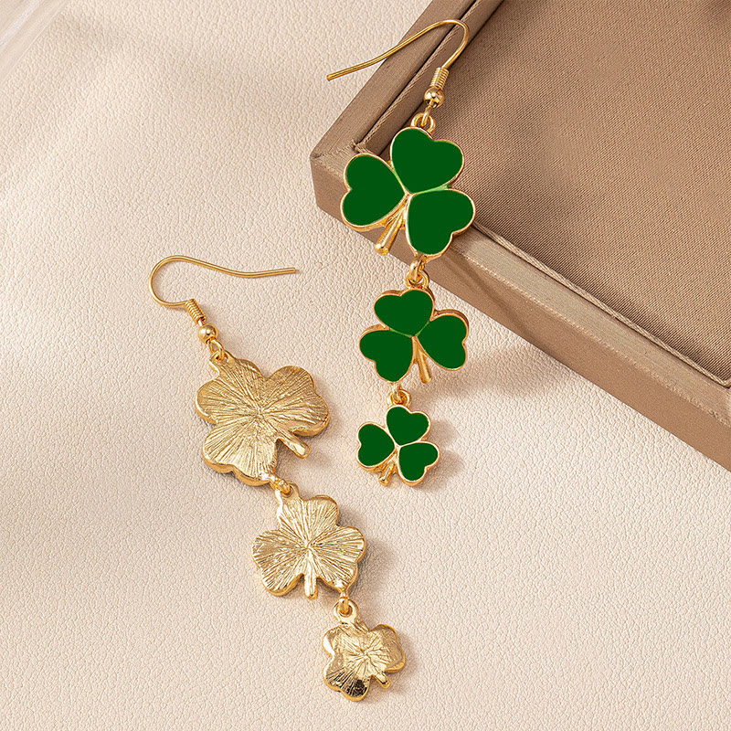 St. Patrick's Day Irish Party Fashion Clover Earrings - image 4