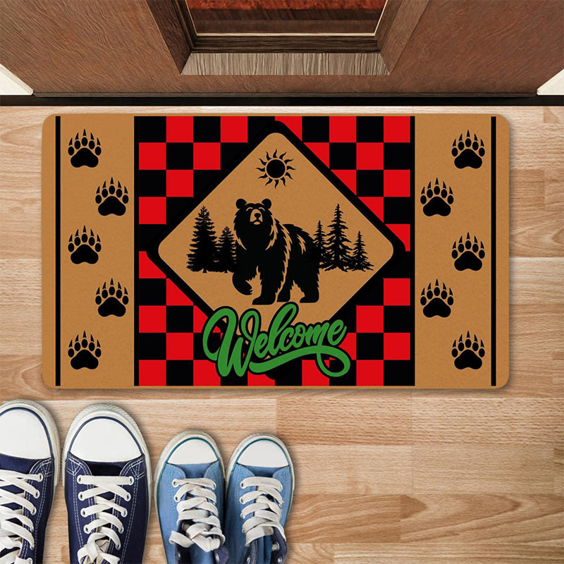 Retro Silhouette Pattern Anti-slip And Wear-resistant Floor Mat - 2 - 60*90cm - image 2