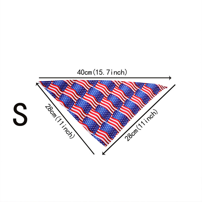 American Independence Day Pattern Print Cat And Dog Bandana - image 10