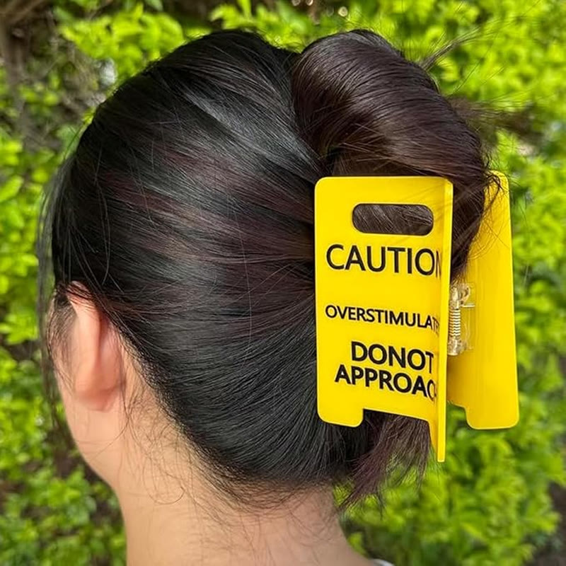 Funny Yellow Hairs Clips For Thick Hairpin - image 2