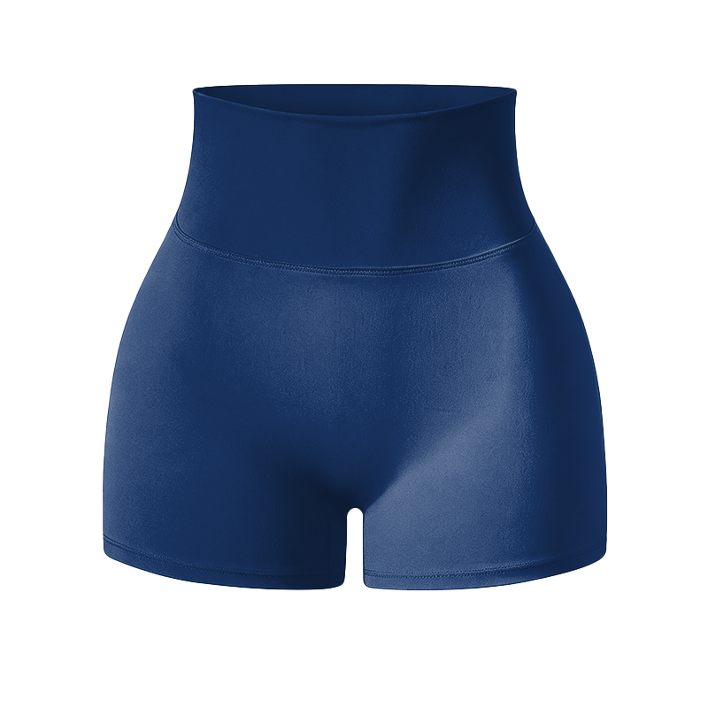 Solid Color Elevate High Waisted Scrunch Lift Active Yoga Shorts - image 3