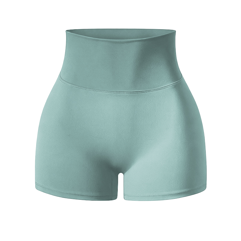 Solid Color Elevate High Waisted Scrunch Lift Active Yoga Shorts - image 24
