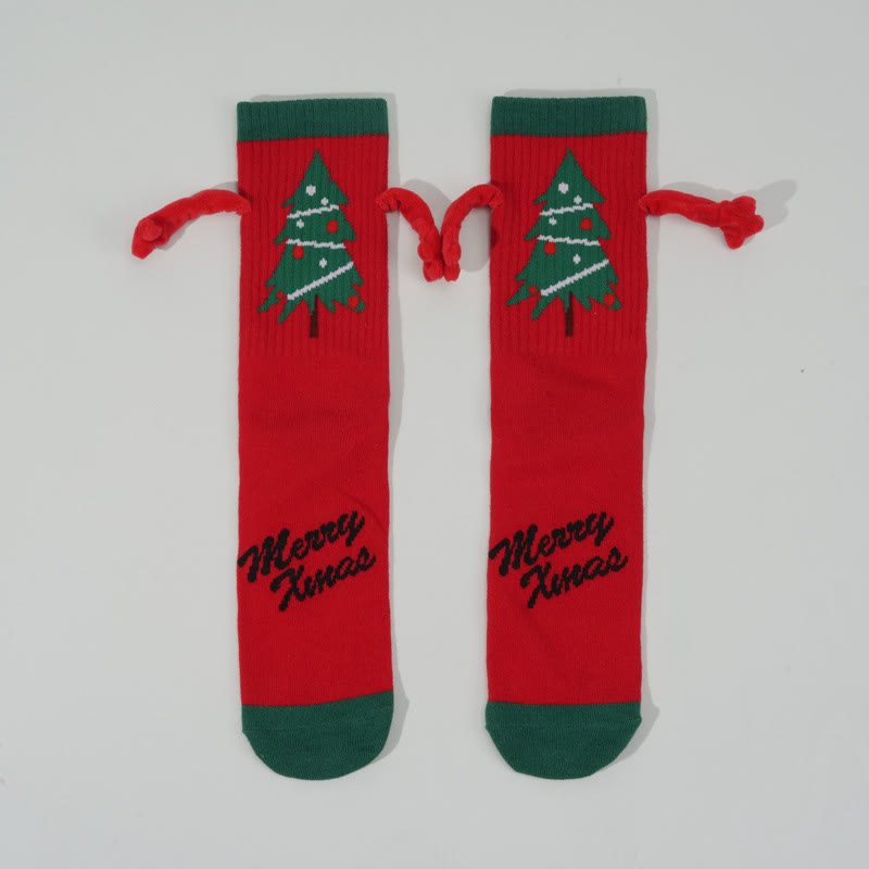 Christmas Middle Tube Socks Couple Cotton Socks - image 5