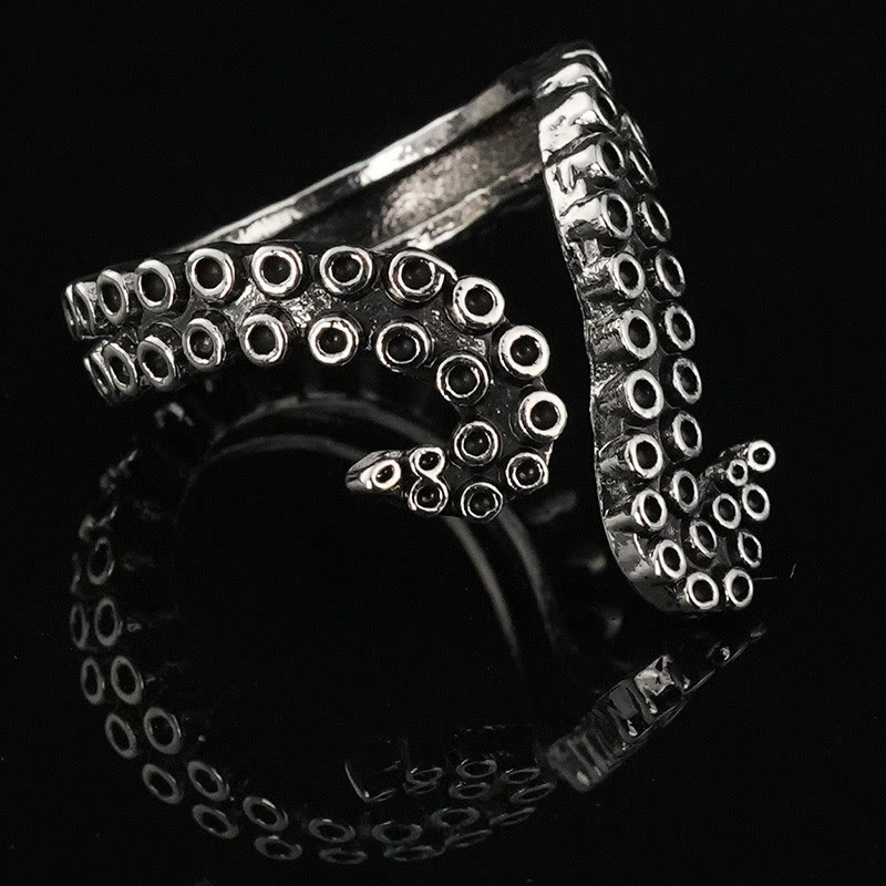 Dark Style Retro Exaggerated Personalized Octopus Ring - 3 - one size - image 4