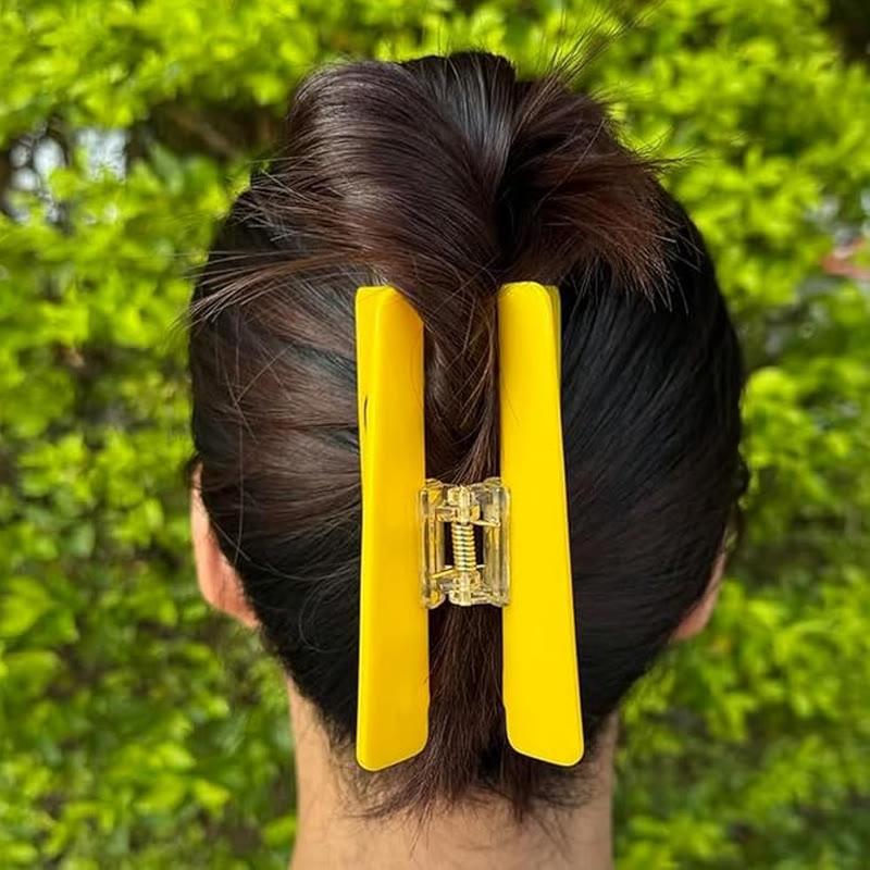 Funny Yellow Hairs Clips For Thick Hairpin - image 3