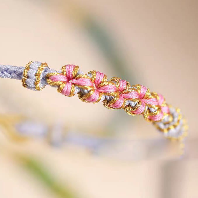 Peach Blossom Knot Diy Bracelet - image 9