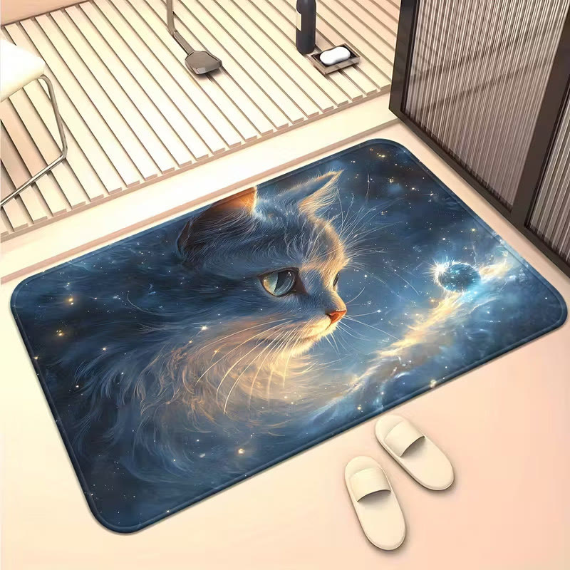 3D Vision Cat Series Printed Easy-to-care Stain-resistant And Wear-resistant Door Mat - 4 - 60*90cm - image 4