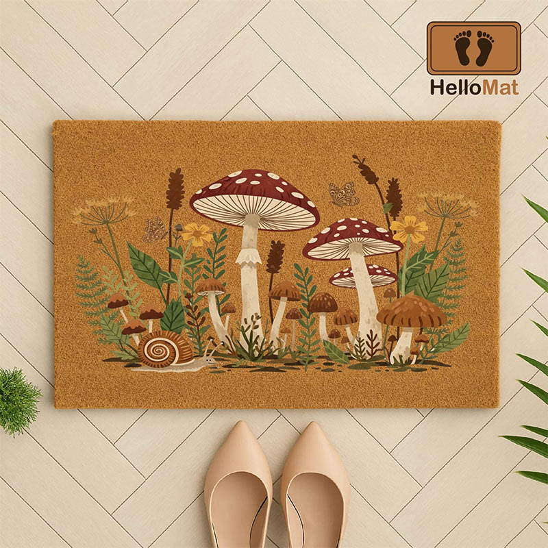 Retro Silhouette Pattern Anti-slip And Wear-resistant Floor Mat - 4 - 60*90cm - image 4