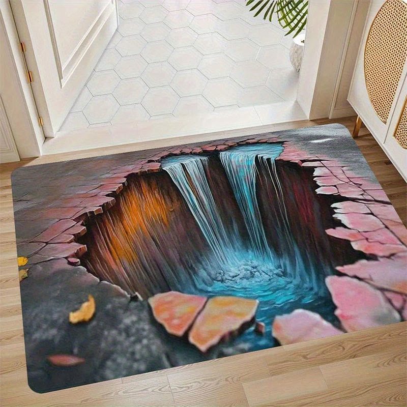 3D Visual Effect, Wear-resistant And Stain-resistant Bath Mat - 5 - 60*90cm - image 7