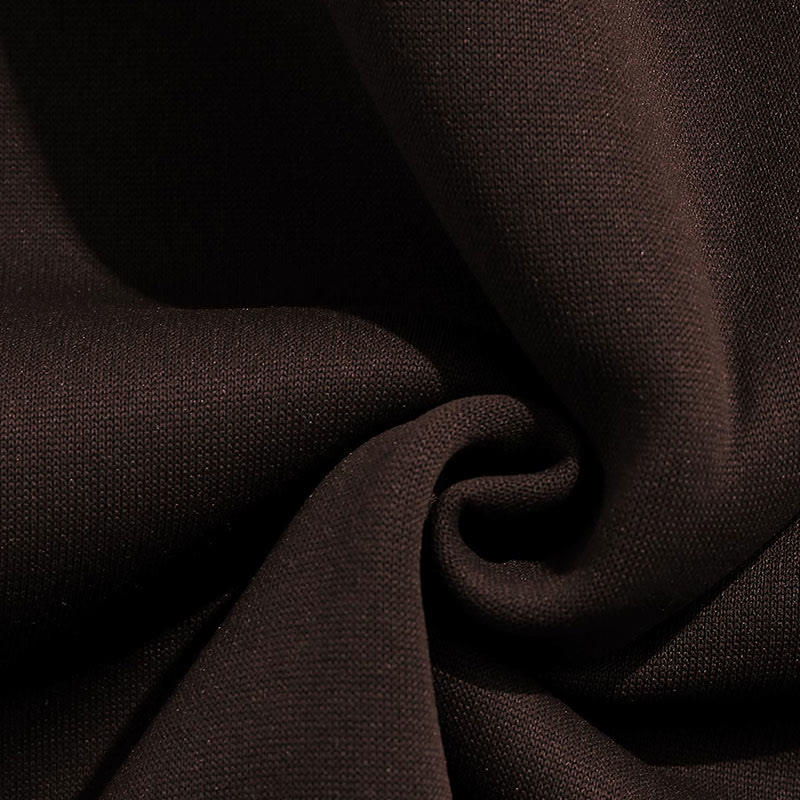 100% Cotton Solid Color Round Neck Casual Fleece Sweatshirt - image 4