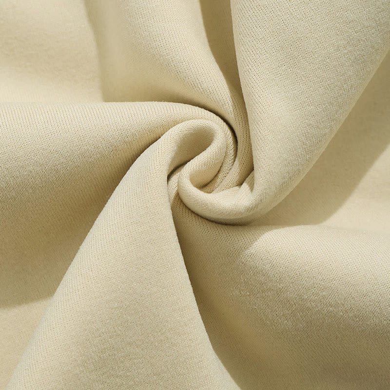 100% Cotton Solid Color Stand Collar Zipper Casual Fleece Sweatshirt - image 4