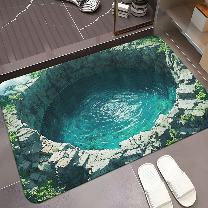 3D Visual Effect, Wear-resistant And Stain-resistant Bath Mat - 1 - 60*90cm - image 4