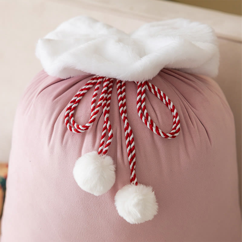 Christmas Gift Bag Drawstring Bag Velvet Bag - image 4