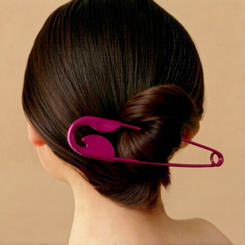 Funny Cool Style Oversized Metal Hairpin Accessory - Rose - 16*9*0.5cm - image 3