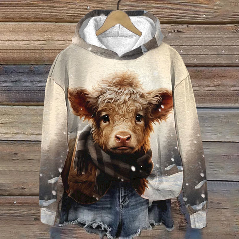 Highland 2024 cow hoodie