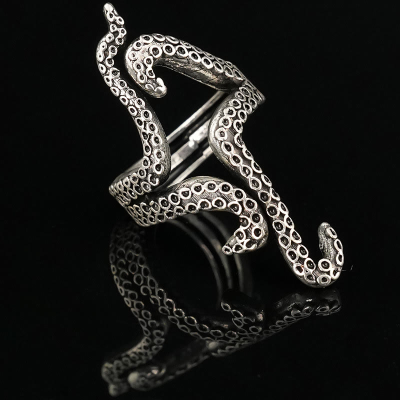 Dark Style Retro Exaggerated Personalized Octopus Ring - 1 - one size - image 2