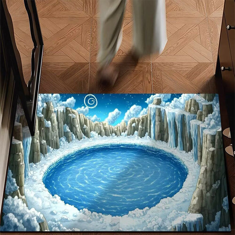 3D Visual Effect Landscape Wear-resistant And Stain-resistant Bath Mat - 6 - 60*90cm - image 12