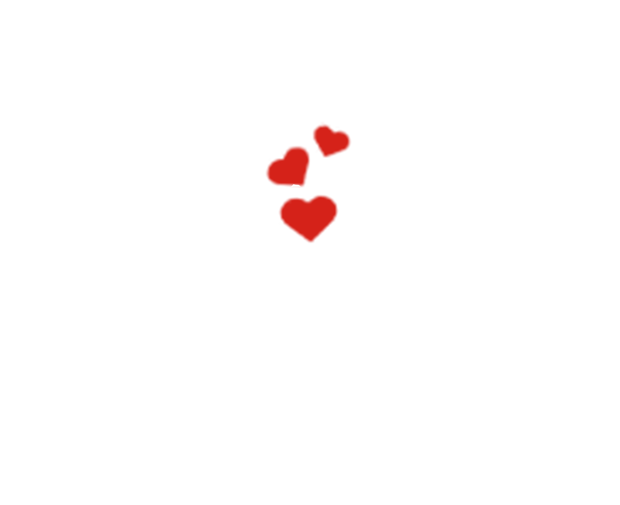 100% Cotton Valentine's Day Cat Hearts Print Crew Neck Sweatshirt - image 7