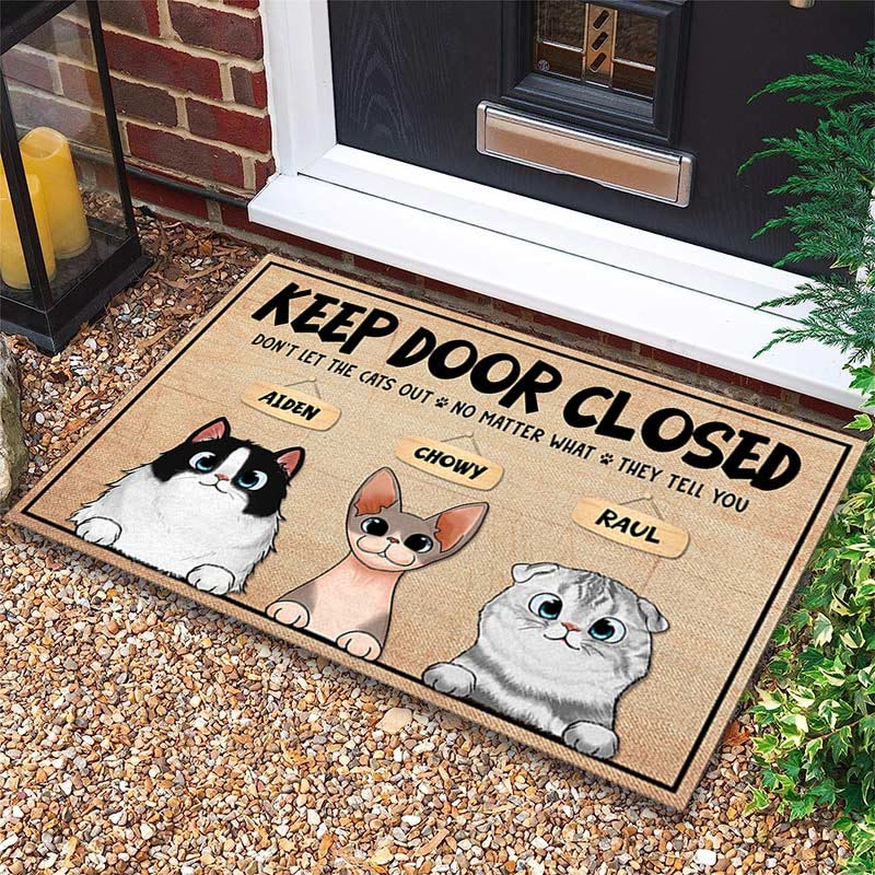 Fun Cat And Dog Text Anti-slip And Wear-resistant Floor Mat - 4 - 60*90cm - image 4