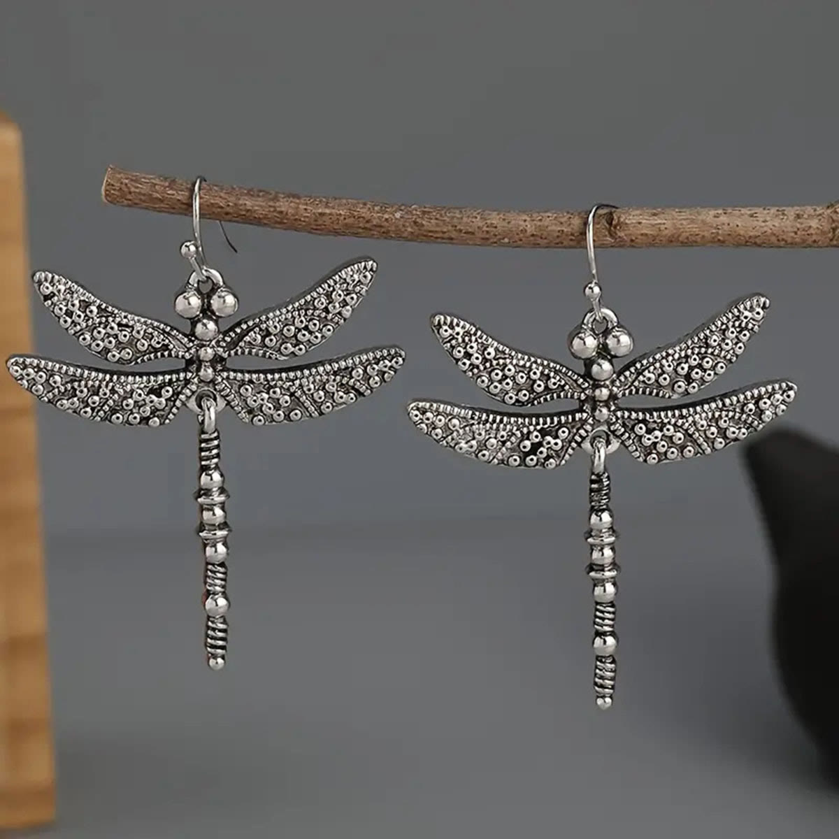 Vintage Dragonfly Earrings - image 4