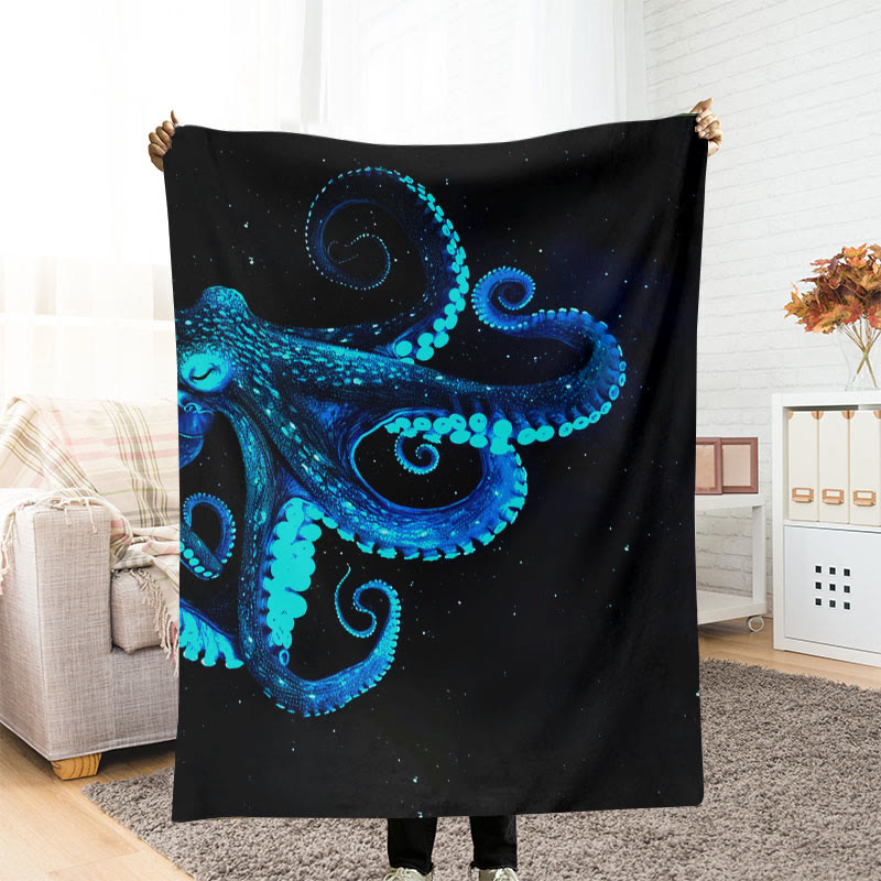 Three-dimensional Creative Octopus Print Blanket - image 2