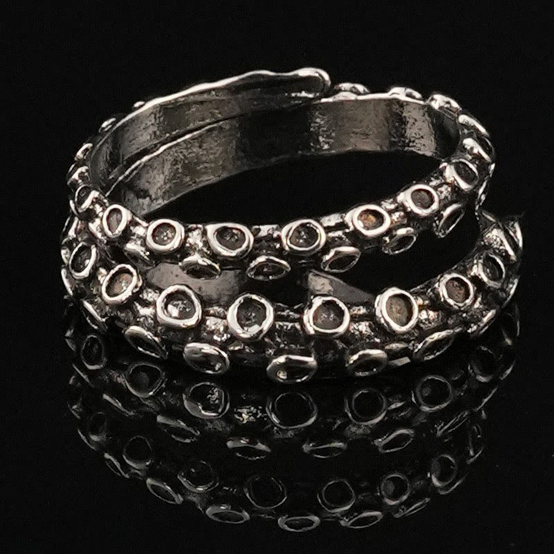 Dark Style Retro Exaggerated Personalized Octopus Ring - 7 - one size - image 9