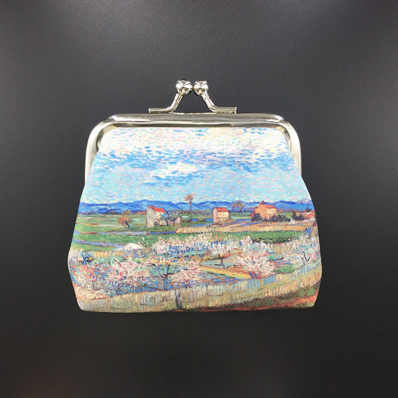 Art Vintage Oil Painting Women's Coin Purse - 8 - image 7