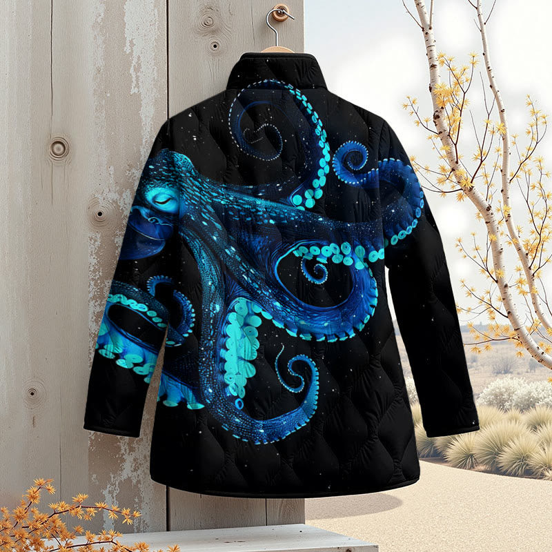 Three-dimensional Creative Octopus Print Outerwear Jackets - image 2
