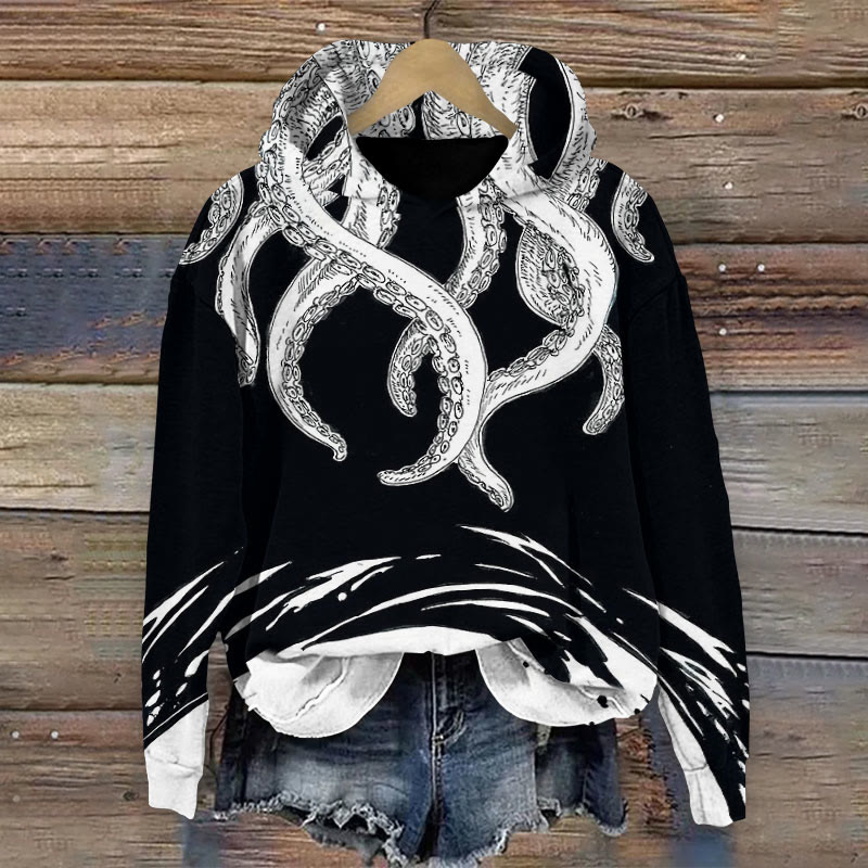 Octopus flame hoodie best sale