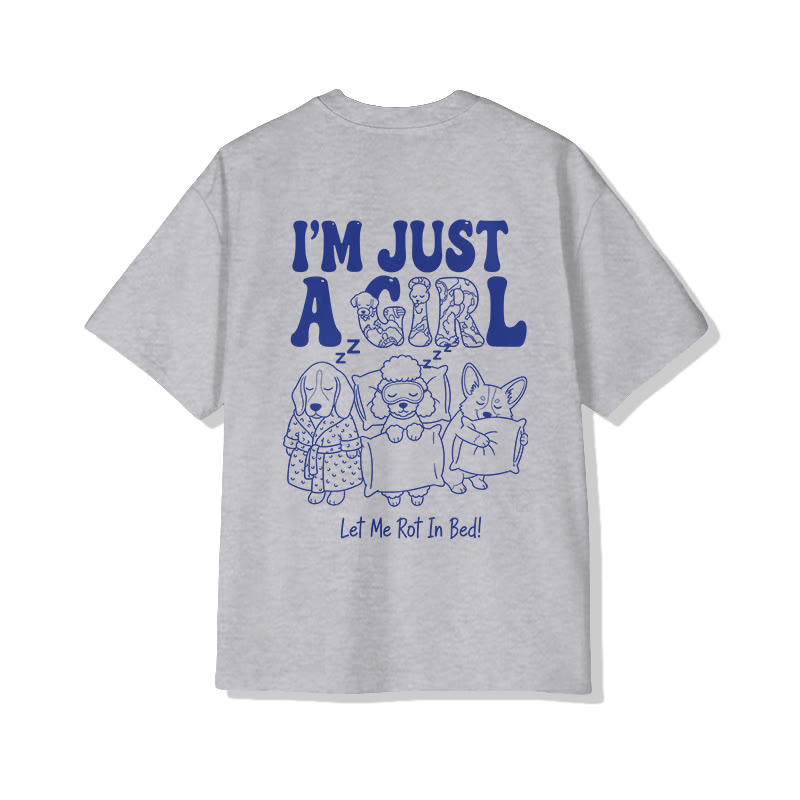  Let Me Rot In BedPrint Short Sleeved Crew Neck T-Shirt - image 4