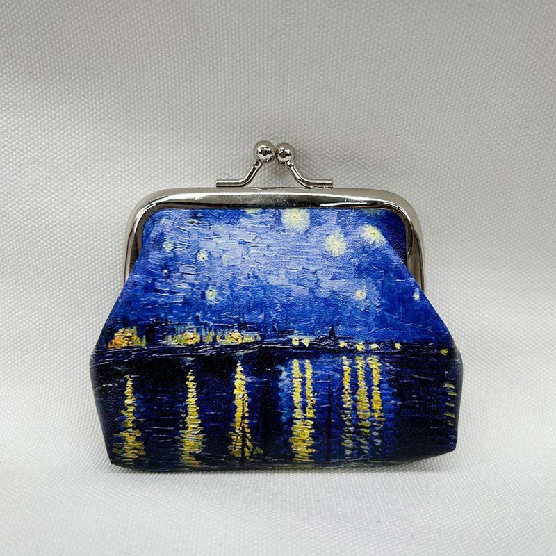 Art Vintage Oil Painting Women's Coin Purse - image 2