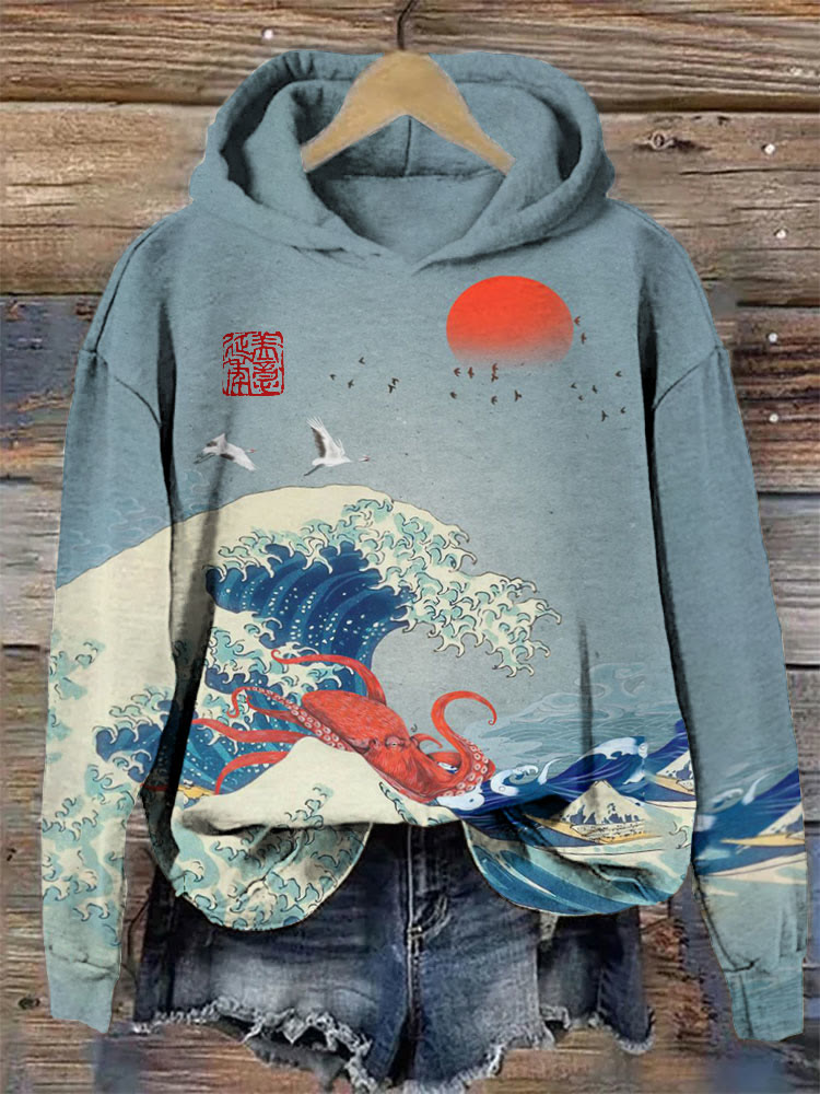 Vintage best sale print hoodie