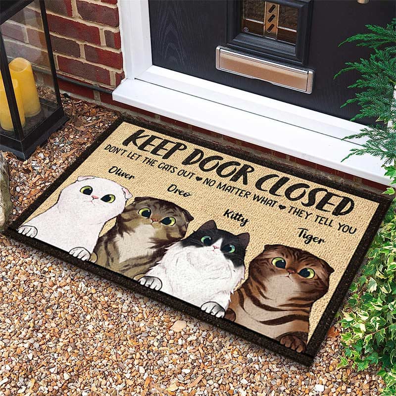 Fun Cat And Dog Text Anti-slip And Wear-resistant Floor Mat - 3 - 60*90cm - image 3